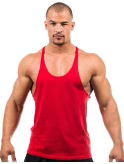 Iwearit Brand Y-Back Muscle Tanktop Straight Bottom - Made in USA