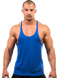 Iwearit Brand Y-Back Muscle Tanktop Straight Bottom - Made in USA