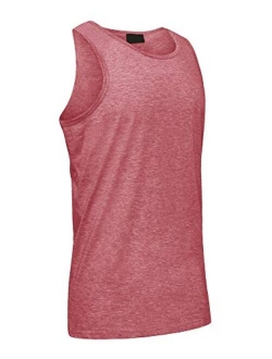 Victorious Solid Sleeveless Color Long Length Curved Hem Tank Top