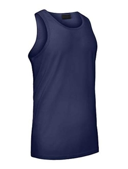 Victorious Solid Sleeveless Color Long Length Curved Hem Tank Top