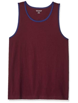 Men's Solid Scoop Neck Slim-fit Tank Top