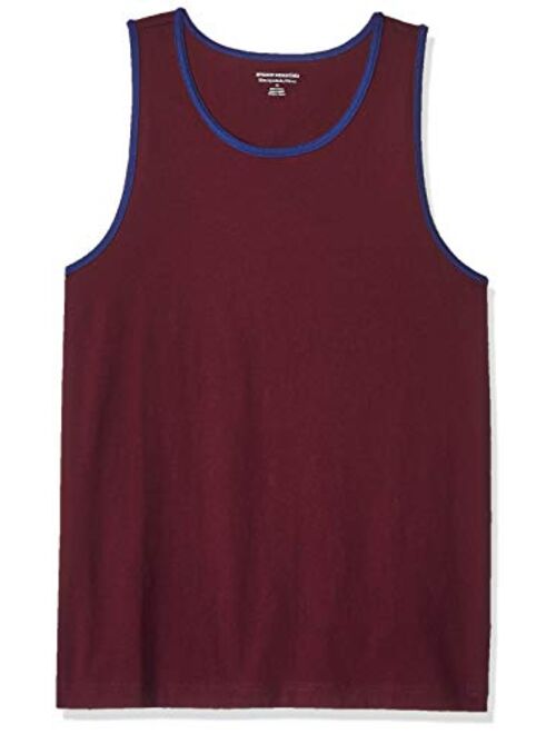 Amazon Essentials Men's Solid Scoop Neck Slim-fit Tank Top