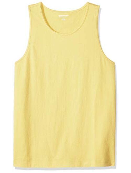 Amazon Essentials Men's Solid Scoop Neck Slim-fit Tank Top