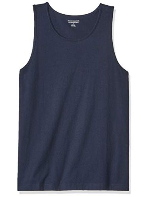 Amazon Essentials Men's Solid Scoop Neck Slim-fit Tank Top