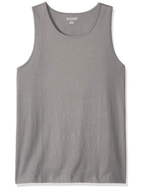 Amazon Essentials Men's Solid Scoop Neck Slim-fit Tank Top