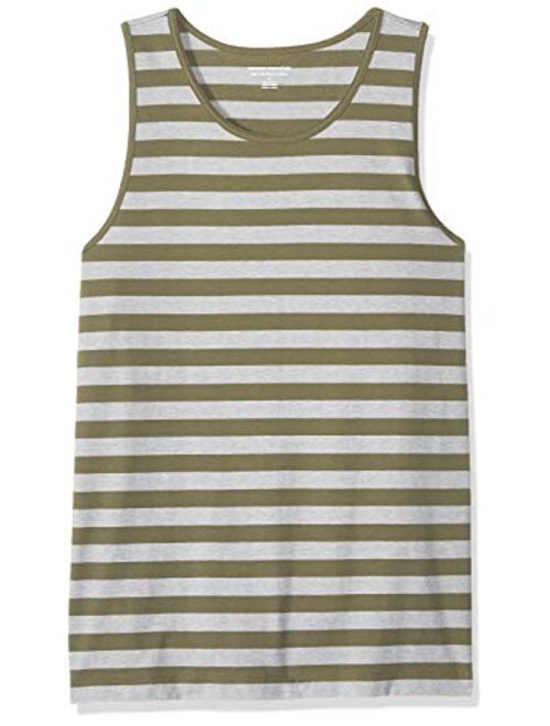 Amazon Essentials Men's Solid Scoop Neck Slim-fit Tank Top