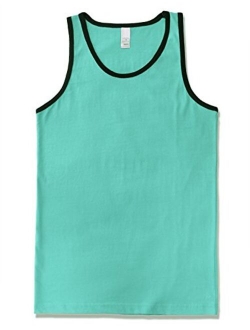 Men's Solid Sleeveless Regular Size Premium Basic Tank Top (Size Upto 3XL