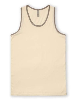 Men's Solid Sleeveless Regular Size Premium Basic Tank Top (Size Upto 3XL