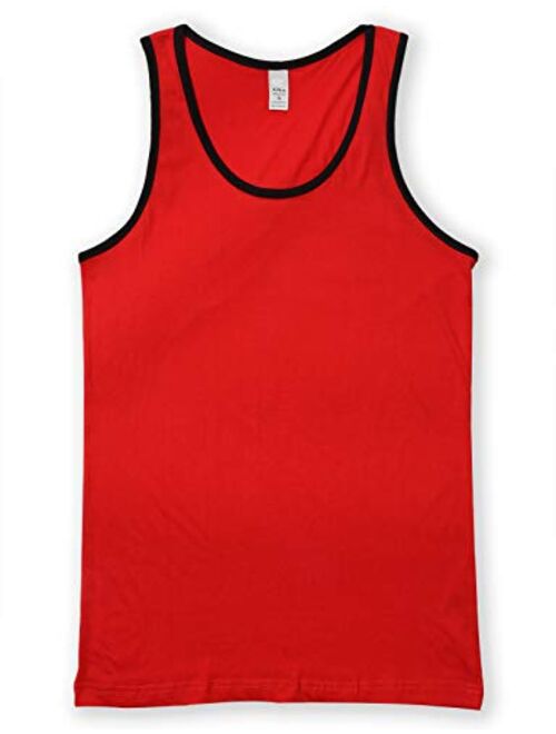 Men's Solid Sleeveless Regular Size Premium Basic Tank Top (Size Upto 3XL