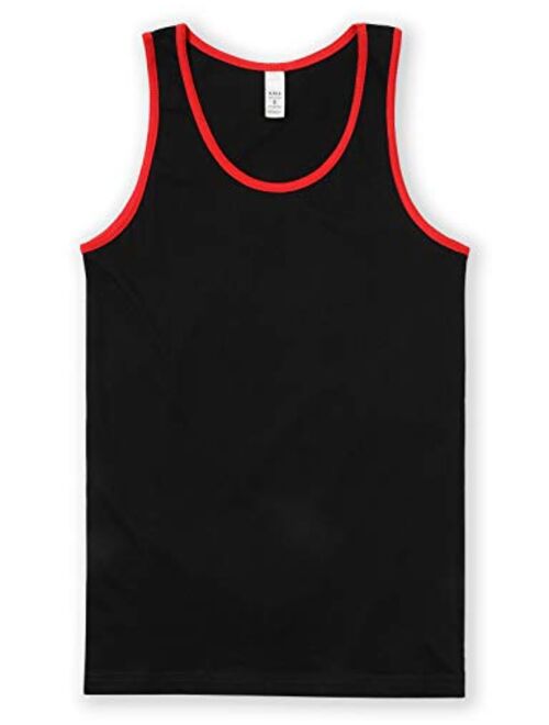 Men's Solid Sleeveless Regular Size Premium Basic Tank Top (Size Upto 3XL