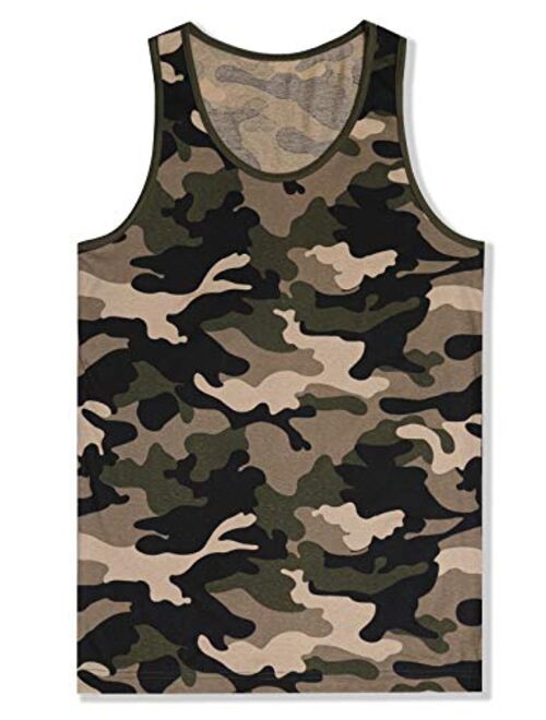 Men's Solid Sleeveless Regular Size Premium Basic Tank Top (Size Upto 3XL