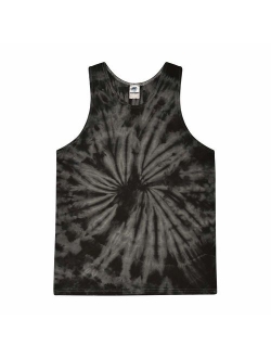 Colortone Unisex Cotton Tie Dye Scoop Neck Tank Top