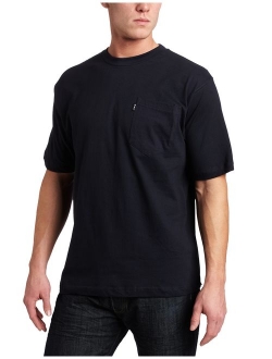 Key Industries Men's Short Sleeve Heavyweight Pocket tee Shirt