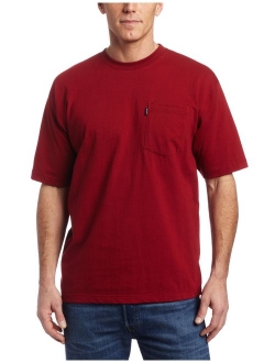 Key Industries Men's Short Sleeve Heavyweight Pocket tee Shirt