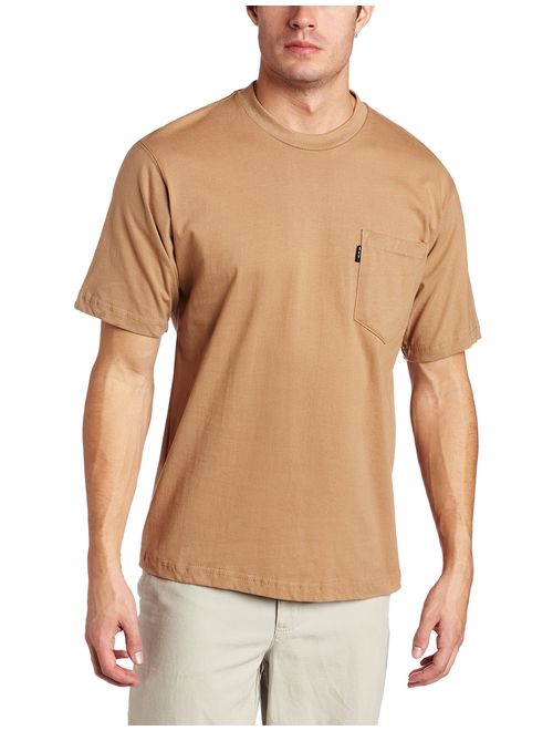 Key Industries Men's Short Sleeve Heavyweight Pocket tee Shirt