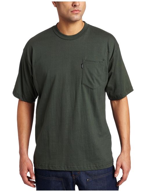 Key Industries Men's Short Sleeve Heavyweight Pocket tee Shirt