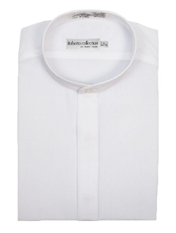 Henry Segal Men's Banded Collar Dress Shirt