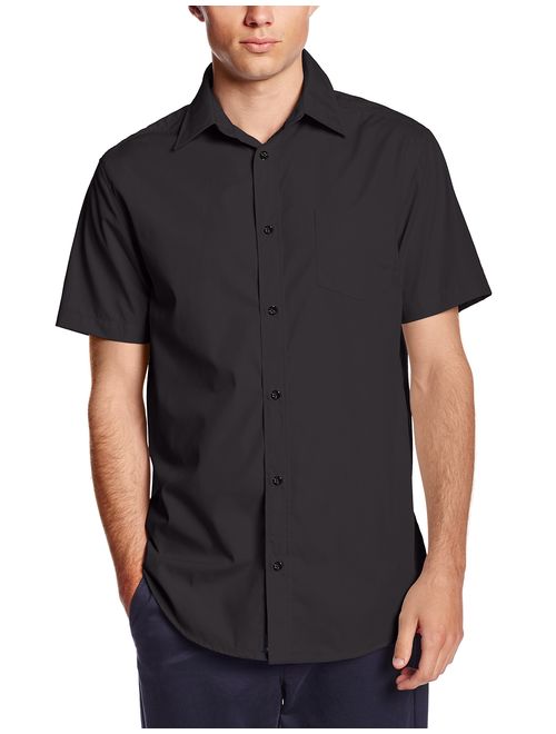 Lee Uniforms Men's Short Sleeve Dress Shirt