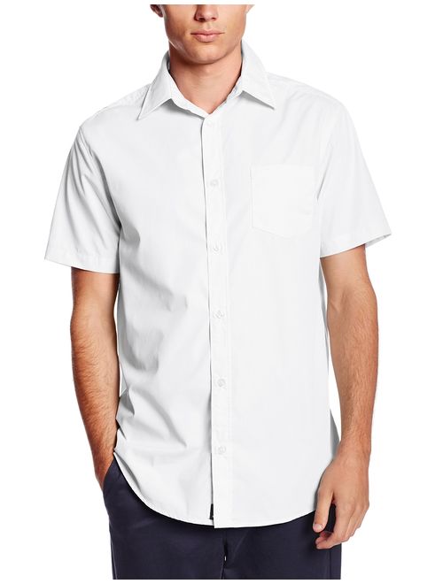 Lee Uniforms Men's Short Sleeve Dress Shirt