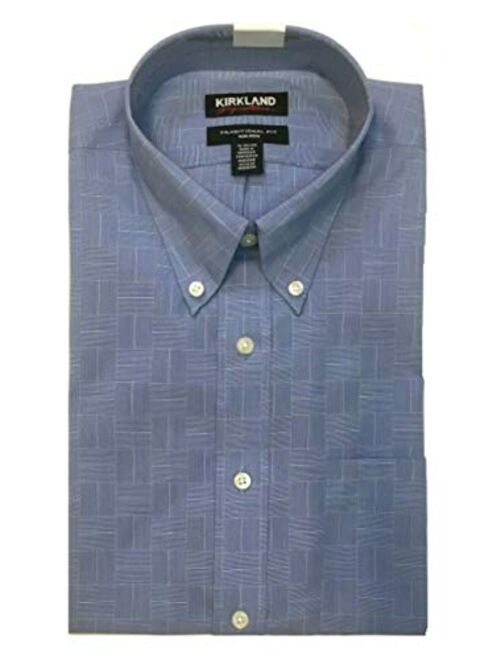 Kirkland Signature Men's Traditional Fit Non-Iron Dress Shirt