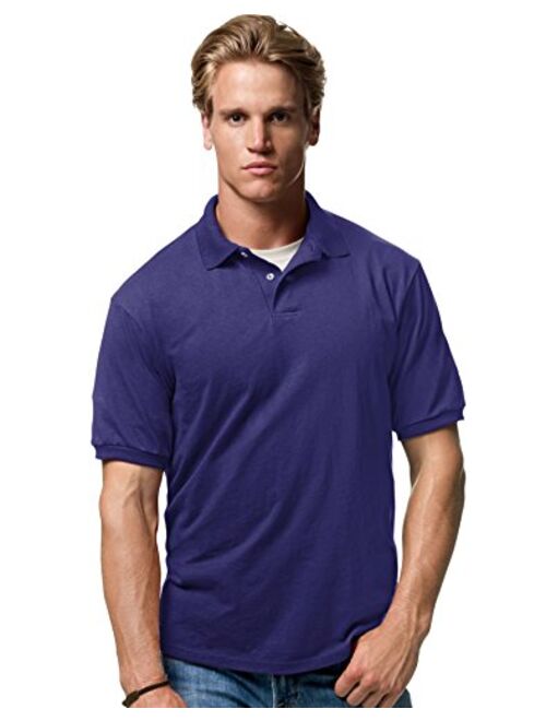 Hanes ComfortSoft - 7-Ounce Pique Knit Sport Shirt. 055X