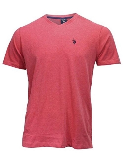 Men's Cotton Solid Short Sleeve V-Neck T-Shirt