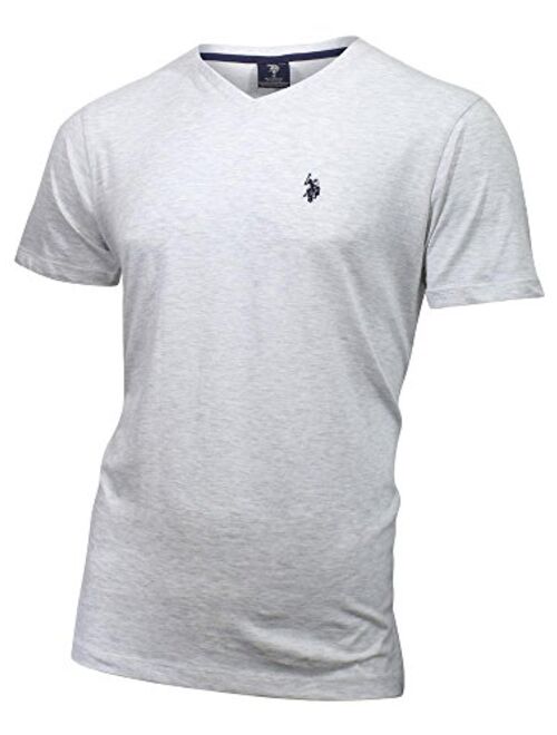 U.S. Polo Assn. Men's Cotton Solid Short Sleeve V-Neck T-Shirt