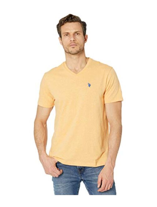 U.S. Polo Assn. Men's Cotton Solid Short Sleeve V-Neck T-Shirt