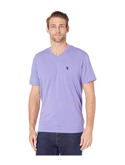 U.S. Polo Assn. Men's Cotton Solid Short Sleeve V-Neck T-Shirt