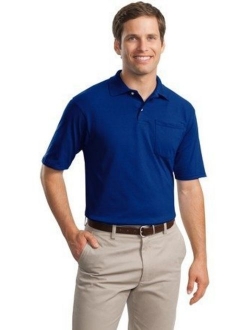 Jerzees Mens 50/50 Jersey Pocket Polo with SpotShield (436P)