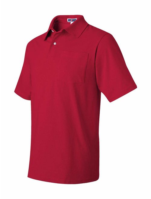 Jerzees Mens 50/50 Jersey Pocket Polo with SpotShield (436P)