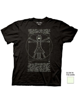 Ripple Junction Rick and Morty Vitruvian Rick T-Shirt