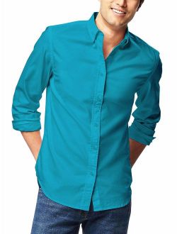 Hat and Beyond Mens Dress Shirt Button Down Long Sleeve Slim Fit