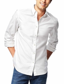 Hat and Beyond Mens Dress Shirt Button Down Long Sleeve Slim Fit