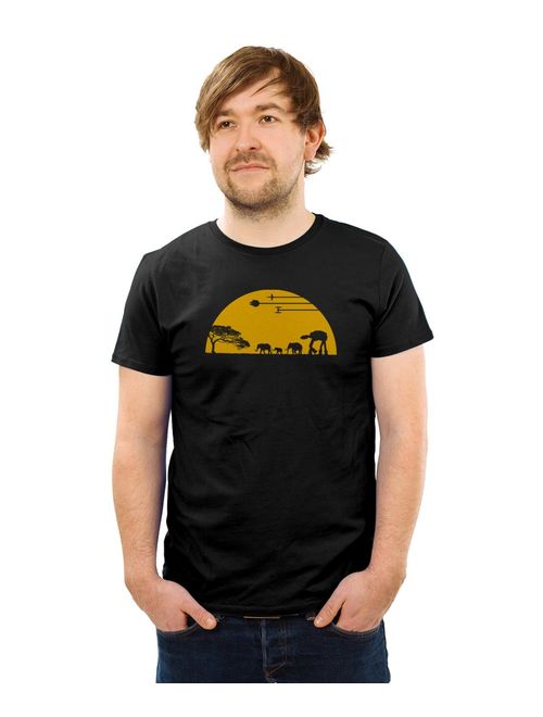 Guerrilla Tees at-at Movie Shirts Funny Tshirts Graphic Space tee