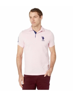Men's Short-Sleeve Polo Shirt with Applique