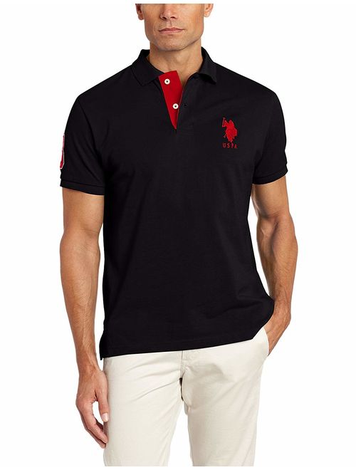 U.S. Polo Assn. Men's Short-Sleeve Polo Shirt with Applique