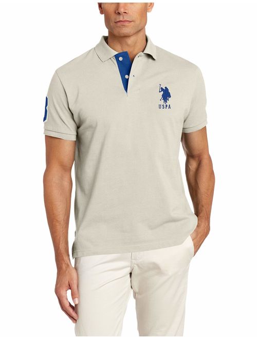 U.S. Polo Assn. Men's Short-Sleeve Polo Shirt with Applique