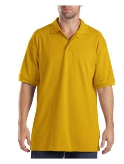 Men's Big Short-Sleeve Pique Polo Shirt