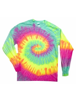 Colortone Youth & Adult Tie Dye Long Sleeve T-Shirt