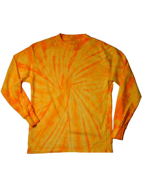 Colortone Youth & Adult Tie Dye Long Sleeve T-Shirt