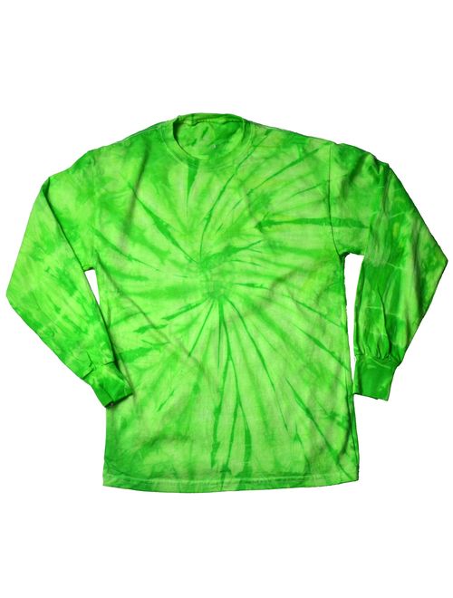 Colortone Youth & Adult Tie Dye Long Sleeve T-Shirt