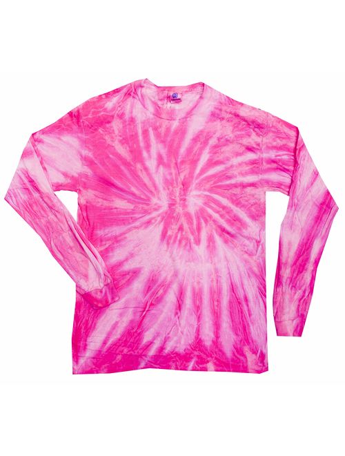 Colortone Youth & Adult Tie Dye Long Sleeve T-Shirt