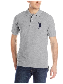 Men's Solid Pique Polo Shirt