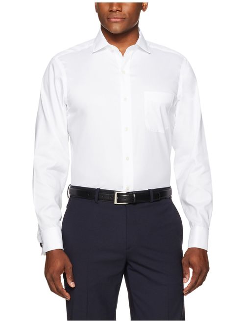 Amazon Brand - BUTTONED DOWN Men's Classic Fit Dress Shirt With French Cuff, Supima Cotton Non-Iron, Spread Collar