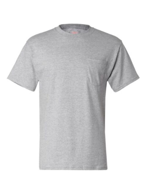 Hanes 5190P Ringspun Cotton Beefy T-Shirt with Pocket