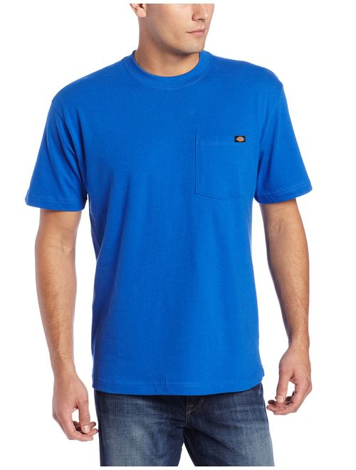 Dickies Men's Cotton Solid Short Sleeve Pocket Crew Neck Tee