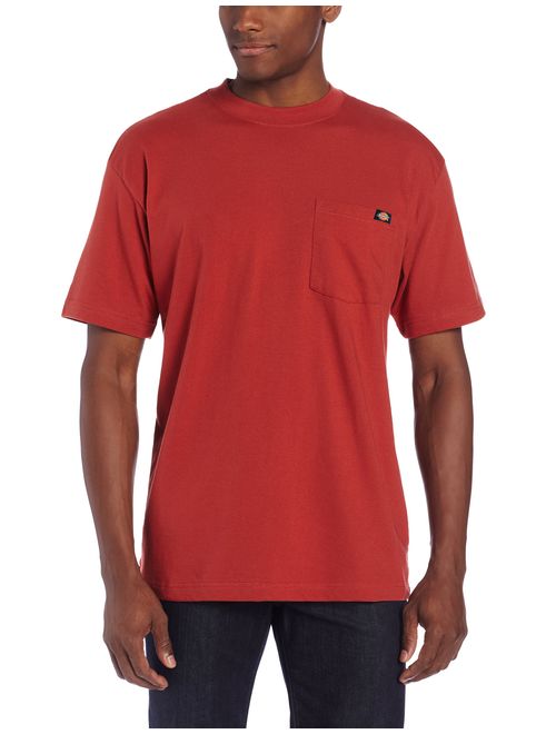 Dickies Men's Cotton Solid Short Sleeve Pocket Crew Neck Tee