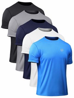 Neleus Men's Dry Fit Athletic Performance Shirt