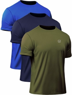 Neleus Men's Dry Fit Athletic Performance Shirt